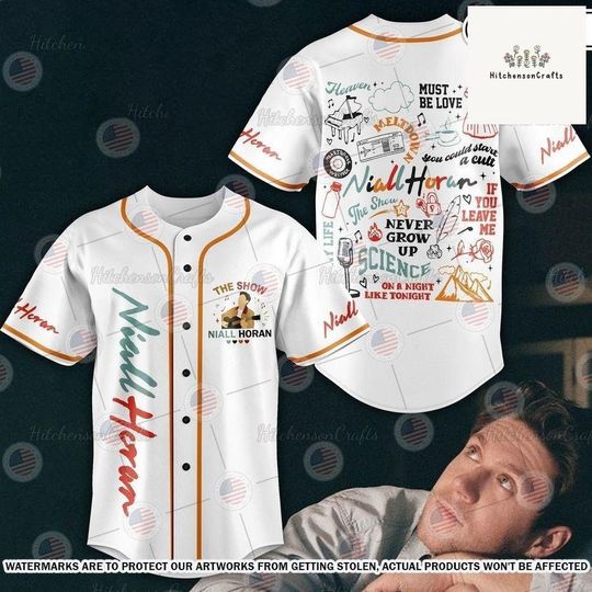 Personalized Niall Horan Baseball Jersey Shirt, The Show Niall Horan 2024 Shirt, Niall Horan Tour 2024 Shirt, Niall Horan Fan Gifts