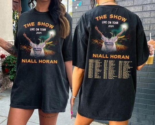 Live on tour 2024 Niall Horan Shirt, Niall Horan Gift for men women unisex tshirt,The show Niall Horan Tracklist Graphic Shirt