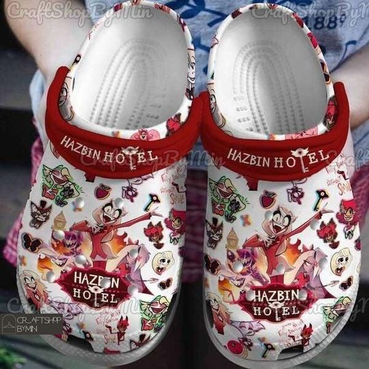 Hazbin Hotel Clogs, Charlie Morningstar Clogs, Hazbin Hotel Clogs, Hazbin Hotel Slippers, Charlie Morningstar Slippers
