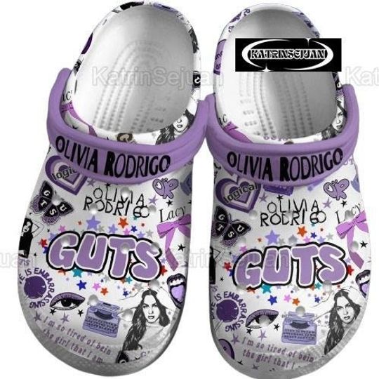 Olivia Rodrigo Guts Lacy Clogs, Olivia Rodrigo Tour Clogs, Olivia Rodrigo Merch, Guts Tour 2024, Olivia Rodrigo Summer Shoes, Adult S