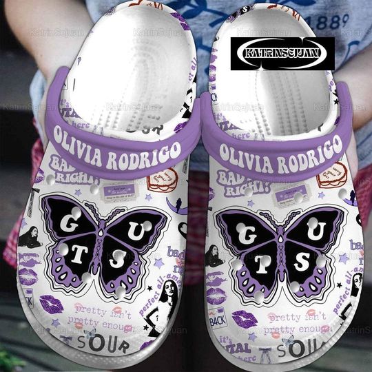 Olivia Rodrigo Clogs, Olivia Rodrigo Guts Tour Clogs, Olivia Rodrigo Merch, Casual Shoes For Women, Guts Tour 2024, Olivia Rodrigo Sa