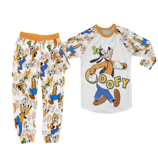 Christmas Disney Goofy Pajamas Family, Funny Goofy Matching Pajamas Set