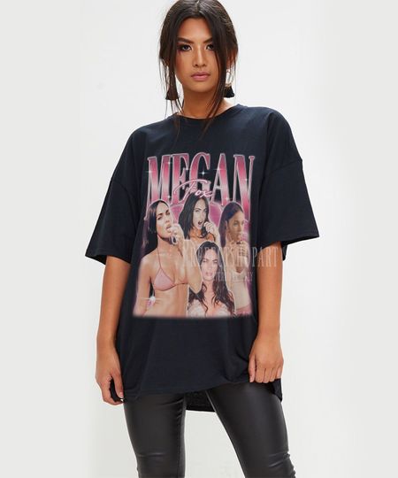 Megan Fox Vintage Shirt, Megan Denise Fox Homage Tshirt, Megan Fox Fan Tees, Megan Fox Actress Model Retro 90s Shirt, Megan Fox Merch Gift