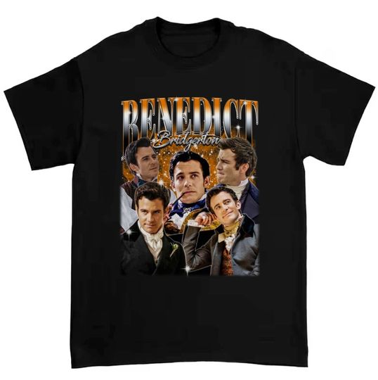 Benedict  - Bridgerton Bootleg Cotton T-shirt, Bridgerton TV Show, Bridgerton Season 3 Fan Gift, Casual T-shirt For Unisex