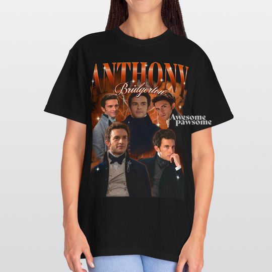 Retro Anthony - Bridgerton Bootleg Cotton T-shirt, Bridgerton TV Show, Bridgerton Season 3 Fan Gift, Casual T-shirt For Unisex