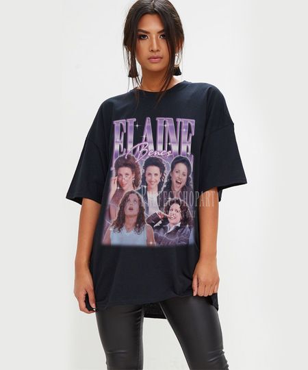 Elaine Benes Tshirt - Elaine Benes Homage Shirt, Elaine Benes Memes, Elaine Benes Tribute, Elaine Benes Vintage Shirt
