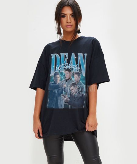 Dean Winchester Retro Shirt, Dean Winchester Supernatural Shirt, Jensen Ackles Actor Retro Shirt, Supernatural Dean Winchester Tshirt