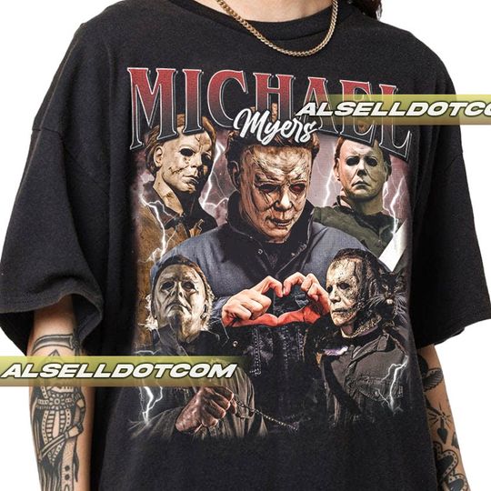 Discover Michael Myers Vintage Shirt, Gift for Woman and Man, Halloween Shirt, Horror Movie Shirt