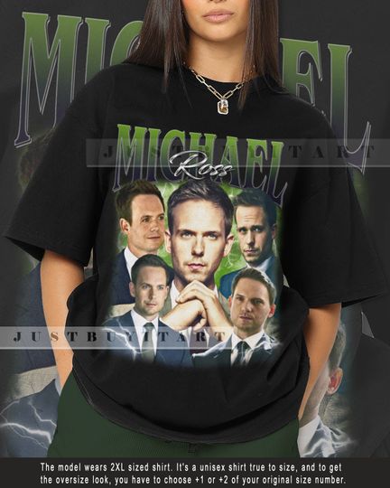 Limited Michael Ross Vintage Bootleg Shirt - TV Series Cotton T-shirt | TV Show Short Sleeve Shirt | Trending Tee | Summser Casual Shirt For Unisex