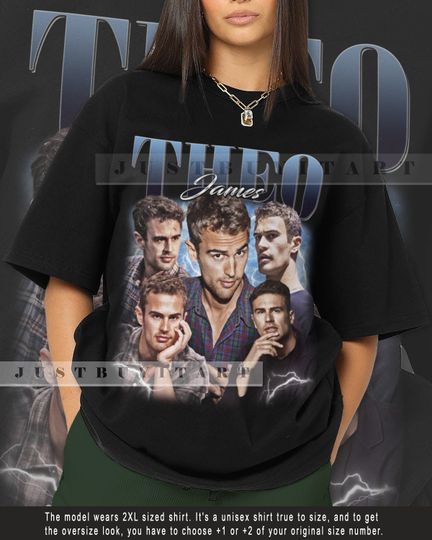 Limited Theo James Vintage Bootleg Shirt - TV Series Cotton T-shirt | TV Show Short Sleeve Shirt | Trending Tee | Summser Casual Shirt For Unisex