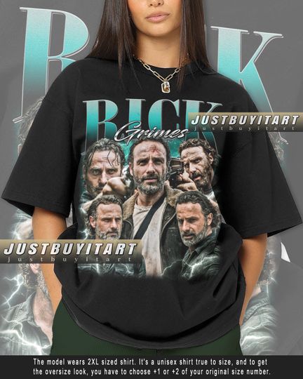 Rick Grimes Vintage Bootleg Shirt - TV Series Cotton T-shirt | TV Show Short Sleeve Shirt | Trending Tee | Summser Casual Shirt For Unisex