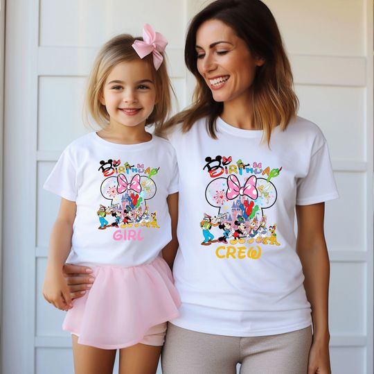 Disney Birthday Trip Shirt, Disney Girl Shirt, Disney Boy Shirts, Disney Birthday Squad, Matching Disney Crew Shirt, Disney Custom Shirt