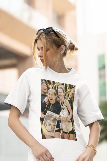 Caitlin Clark and Kate Martin T Shirt, Vintage Iowa Basketball Tee, Unisex Shirt Basketball Lover Gift, Caitlin Clark Fan Gift Kate Martin