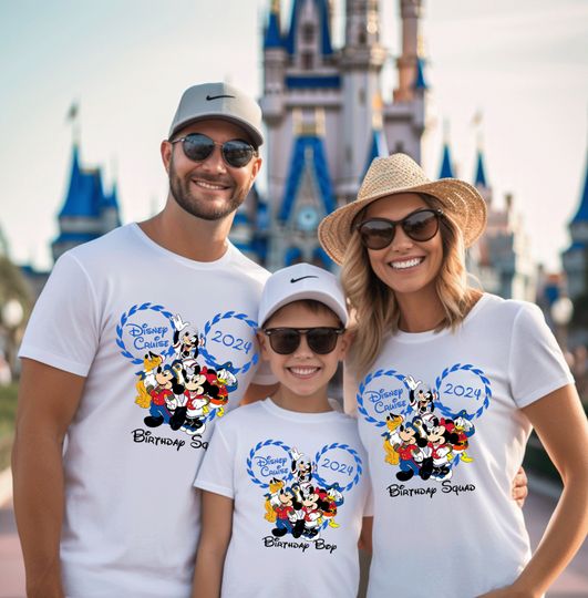 Disney Cousin Crew Shirts, Disney Cousin T-shirt with custom name, Disney Vacation 2024, Disney Cruise Family Shirts, Disney Kids Shirts