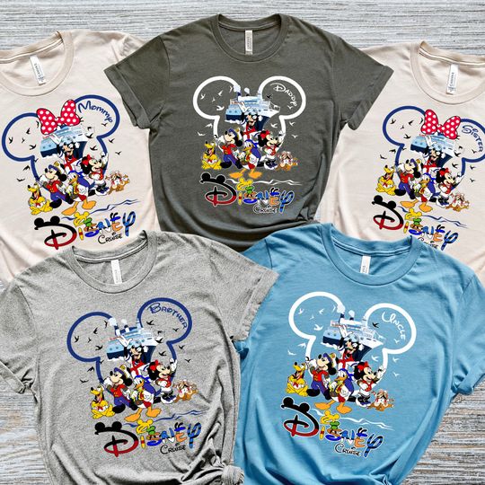 Disney Cruise Shirts, Disney Custom Name Shirt, Disney Family Shirts, Disney Cruise 2024 Shirt, Disney Cruise Custom Shirt, Disney Birthday