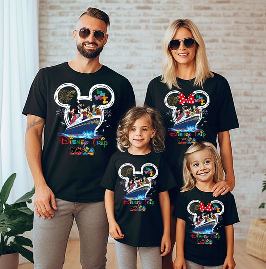Disney Trip 2024 Shirts, Disney Cruise 2024 Shirt, Disney Family Matching Tshirt, Custom Disney Family Shirts, 2024 Disney Vacation Trip