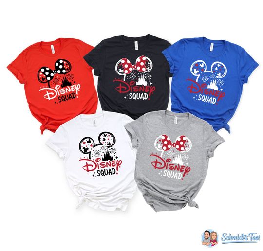 Disney Family Shirts, Disney Squad, Disney Shirts, Family Disneyworld Shirts, Disneyland Shirt, Disney Trip Shirt, Custom Disney Group