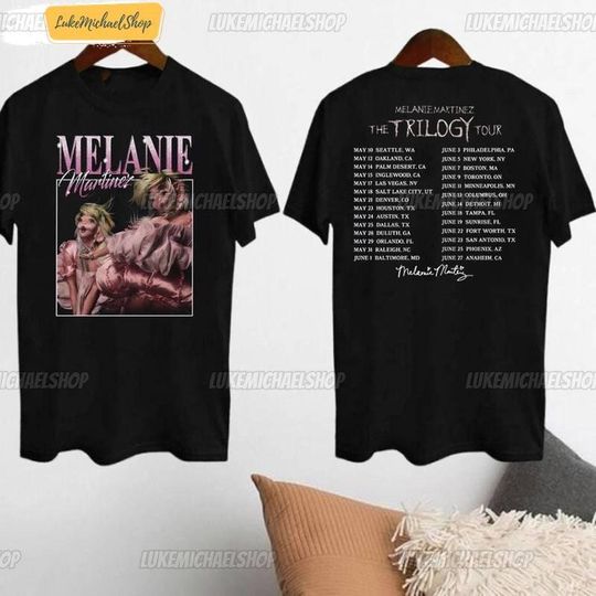 Melanie Martinez Shirt, Must Have Portals Album Tee, Melanie Martinez The Trilogy Tour, Portals Album Two Sided Shỉt
