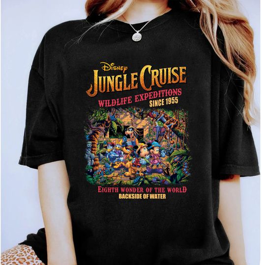 Vintage Disney Jungle Cruise Ride Retro T-Shirt, Animal Kingdom Shirt