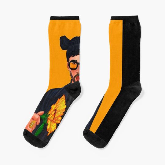 Bad bunny Socks, Cute & Cozy Gift for Unisex, Trending Fashion Gifts