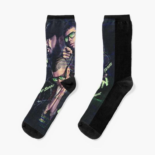 Bad bunny Socks, Bad Bunny Tour Merch