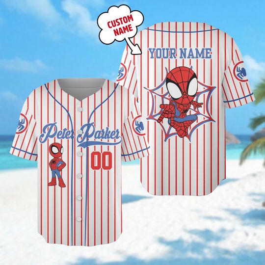 Custom Spidey and His Amazing Friends Baseball Jersey, Gift For Summer,Comfortable, Trending Street Fashion