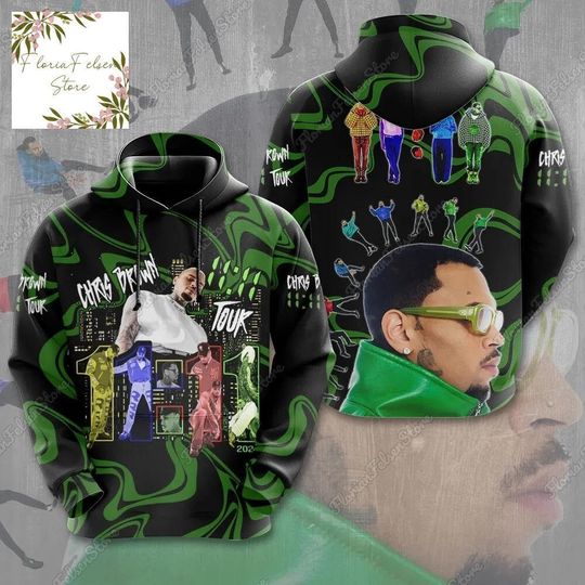 Chris Brown 11 11 Tour 2024 Hoodie, Chris Brown Gift For Fan, Trending Street Fashion