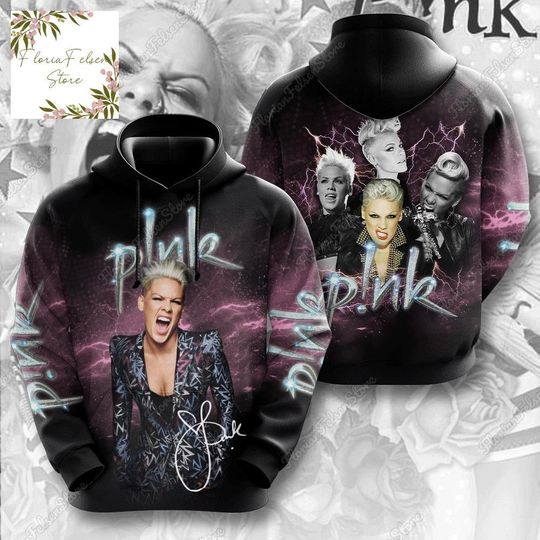 Pink Hoodie, Summer Carnival Tour Gift For Fan, Trending Street Fashion