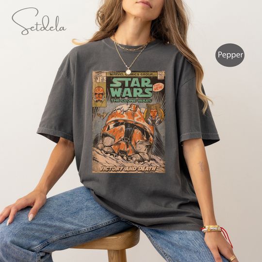 Vintage Victory And Death Shirt, The Clone Wars Shirt, Disney Star Wars Shirts
