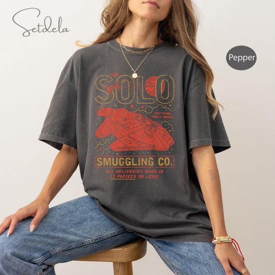 Star Wars Han Solo Smuggling Vintage Shirt, Disneyland Family Matching Shirt