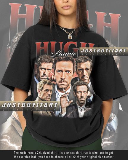 Hugh Laurie Shirt Gift Movie Dr. Gregory House T-Shirt, 90s Bootleg Cotton Tee, Retro shirt, Movie Fan shirt, Short Sleeve Casual Tee For Unisex