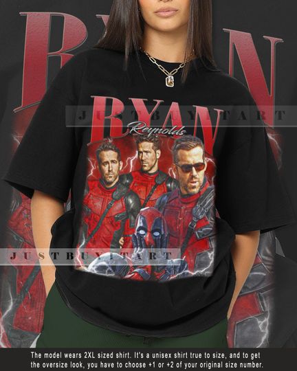 Limited Ryan Reynolds Shirt Gift Ryan Reynolds T-Shirt, 90s Bootleg Cotton Tee, Retro shirt, Movie Fan shirt, Short Sleeve Casual Tee For Unisex