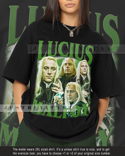 Limited Lucius Malfoy Shirt, 90s Bootleg Cotton Tee, Retro shirt, Movie Fan shirt, Short Sleeve Casual Tee For Unisex