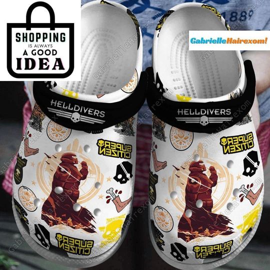 Helldivers Clogs, Helldivers Citizen Super Clogs, Liber-Tea Game Clogs, Helldivers 2 Democracy Clogs, Gift For Gamer