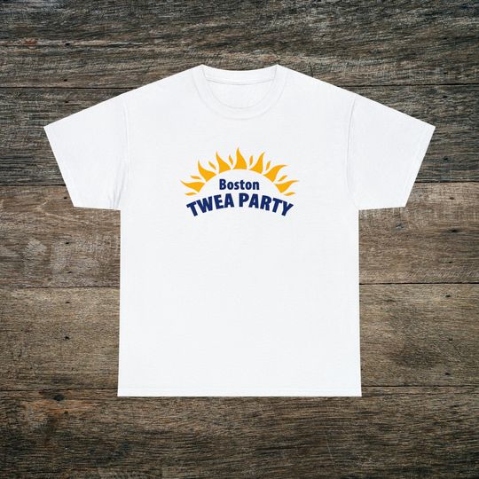 Boston Twea Party Big Logo Twisted Tea Cotton Short Sleeve Shirt, Comfortable and Hyperhidrosis shirts For Unisex, Casual Drink Inspired Shirt