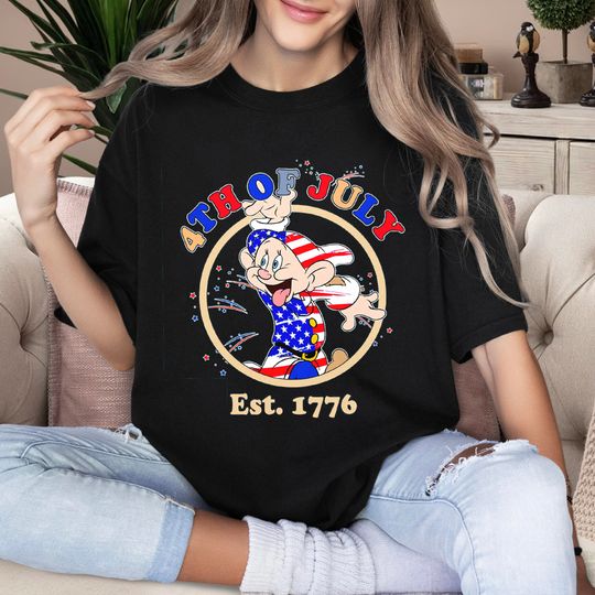 Tiny Cute Dwarf Shirt For 4th Of July, Independent Day Gift For Family, American Patriotic Men Shirt, Dwarf Character 4th Of July Outfit