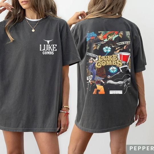 Combs Bullhead Vintage Shirt, Lukee Comb World Tour 2024 , Cowboy Combs Shirt, Cowgirl Tee, Country Music shirt, Comfort Colors Unisex Shirt