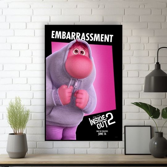 Inside Out 2 Movie PosterRoom DecorHome DecorFor Him/HerBedroom PosterArt Poster for Gift