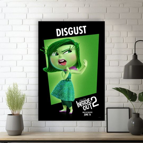 Inside Out 2 Movie PosterRoom DecorHome DecorFor Him/HerBedroom PosterArt Poster for Gift