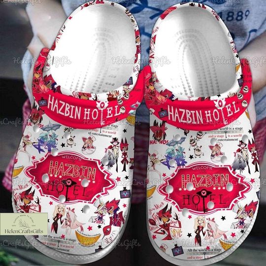 Hazbin Hotel Clogs, Hazbin Hotel Clogs, Hazbin Hotel Shoes For Men And Women, Alastor Hazbin Hotel Lover Gift, Birthday Gift