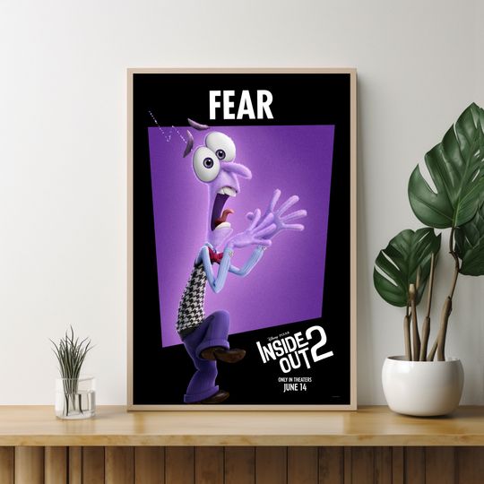 Inside Out 2 poster,Gift for Friends,Unique Wall Art,Custom Movie Poster,Movie Art,Room Decoration