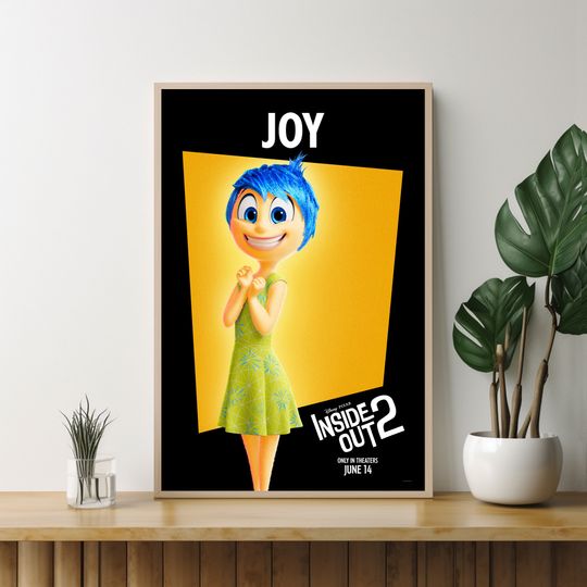 Inside Out 2 poster,Gift for Friends,Unique Wall Art,Custom Movie Poster,Movie Art,Room Decoration
