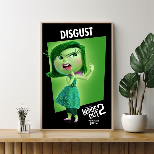 Inside Out 2 poster,Gift for Friends,Unique Wall Art,Custom Movie Poster,Movie Art,Room Decoration