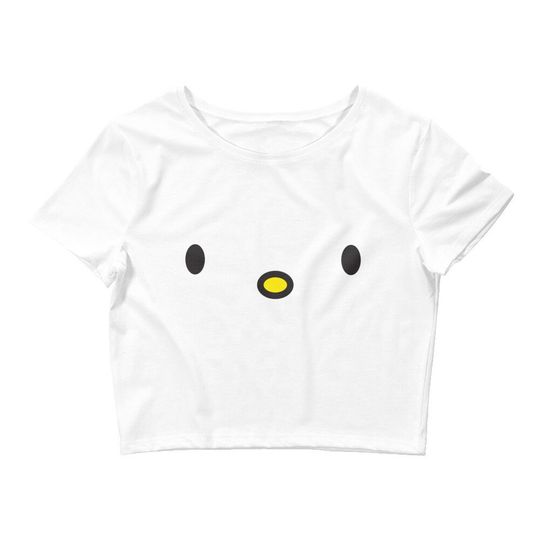 Hello Kitty Women's Crop Top, Kawaii T-Shirt, Sanrio Anime Cartoon Casual Clothes, Y2k Cropped Tee Shirt