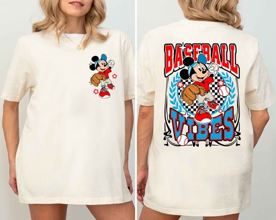 Disney Mickey Mouse Shirt, Baseball Game Day Shirt, Baseball Fan Shirt, Mickey Softball Shirt