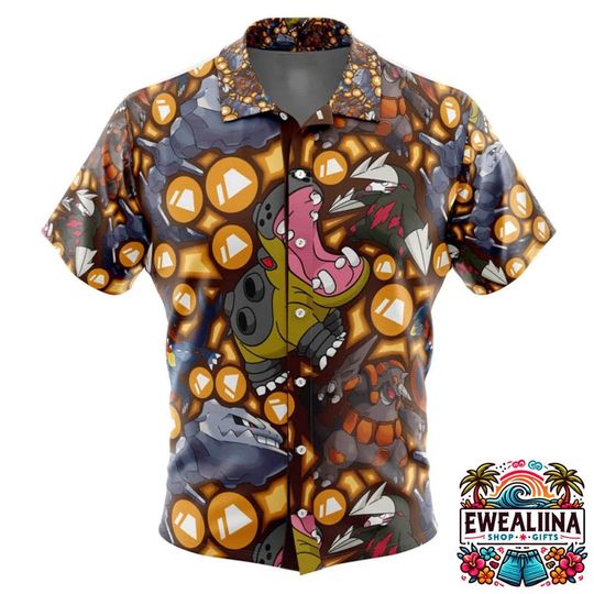 PKM Hawaiian Shirt and Shorts Set - Birthday Gift - Gift for Him