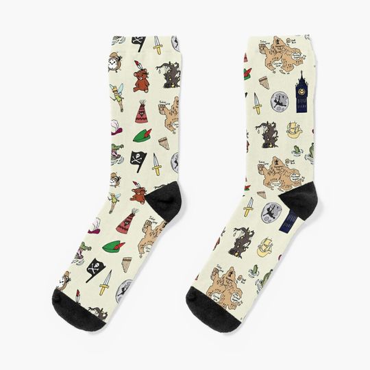 Peter Pan Socks, Funny Disney Socks