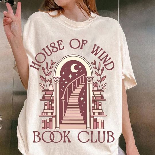 ACOTAR House Of Wind Book Club cotton tee, Graphic Tshirt for men, women, Unisex, Trending Gifts