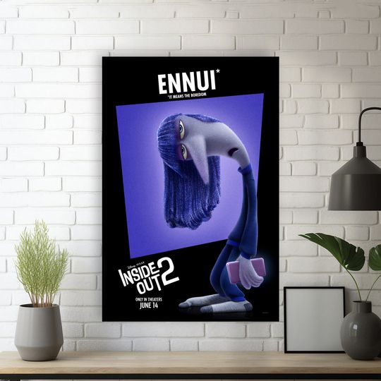 Inside Out 2 Movie Poster, Disney Inside Out 2 Poster, Home Decor