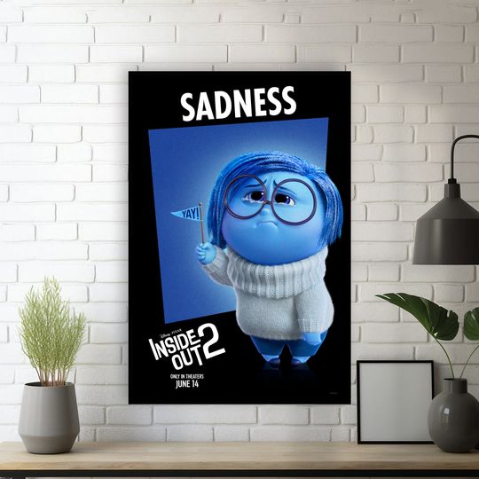 Inside Out 2 Movie Poster, Disney Inside Out 2 Poster, Home Decor